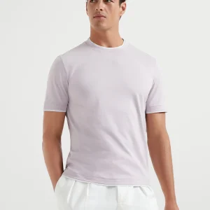 T-shirt with faux-layering