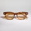 Miles 18k gold-plated frame
