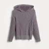 Knit sweatshirt