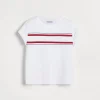 T-shirt with contrast stripes
