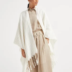 Double knit poncho