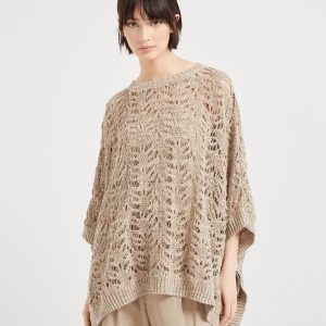 Foliage Lace poncho