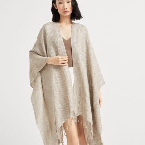 Linen Sparkling poncho