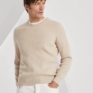 English Rib knit sweater