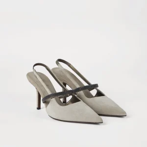 Suede heels