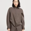 Stretch poplin shirt