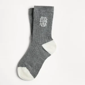 Ribbed socks
