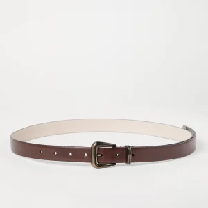 Vachetta belt with monili