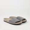 Suede slides
