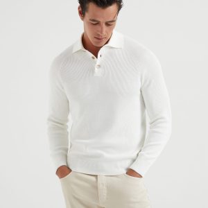 Polo-style sweater