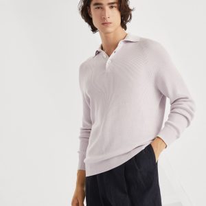 Polo-style sweater