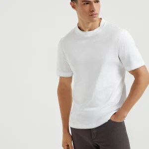 T-shirt with faux-layering