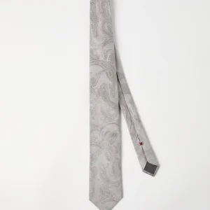 Silk tie with pattern