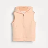 Hooded sweater vest
