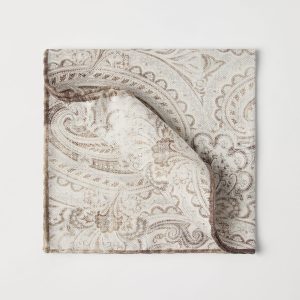 Double face silk pocket square