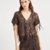 Dazzling Abstract Embroidery top