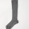 Rib knit socks