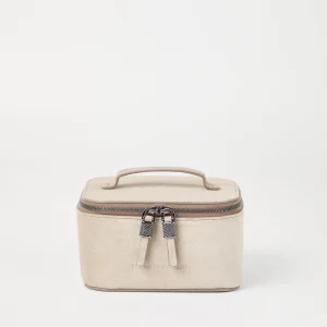 Suede jewelry box