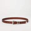 Calfskin belt