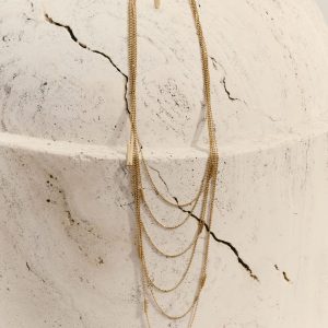 Gold with Diamond necklace