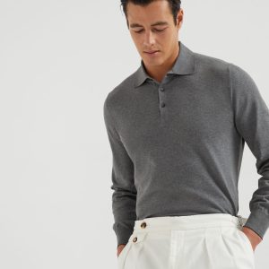 Polo-style sweater