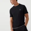 T-shirt with faux-layering