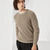 Half English Rib knit sweater