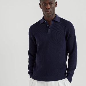 Polo-style sweater