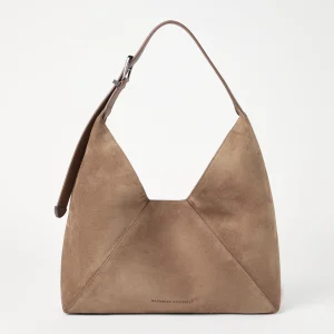 Suede calfskin BC Duo Hobo bag