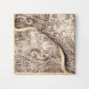 Double face silk pocket square