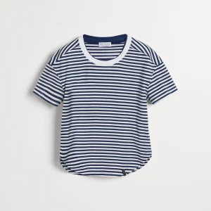 Striped jersey T-shirt