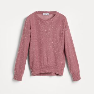 Linen and silk Diamond yarn sweater