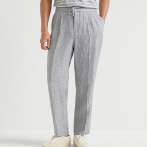 Trousers with drawstring