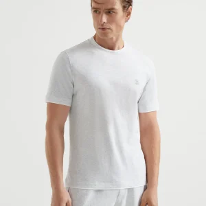 T-shirt with faux-layering