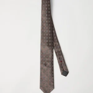 Silk tie with pattern