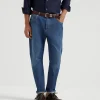 Comfort denim trousers